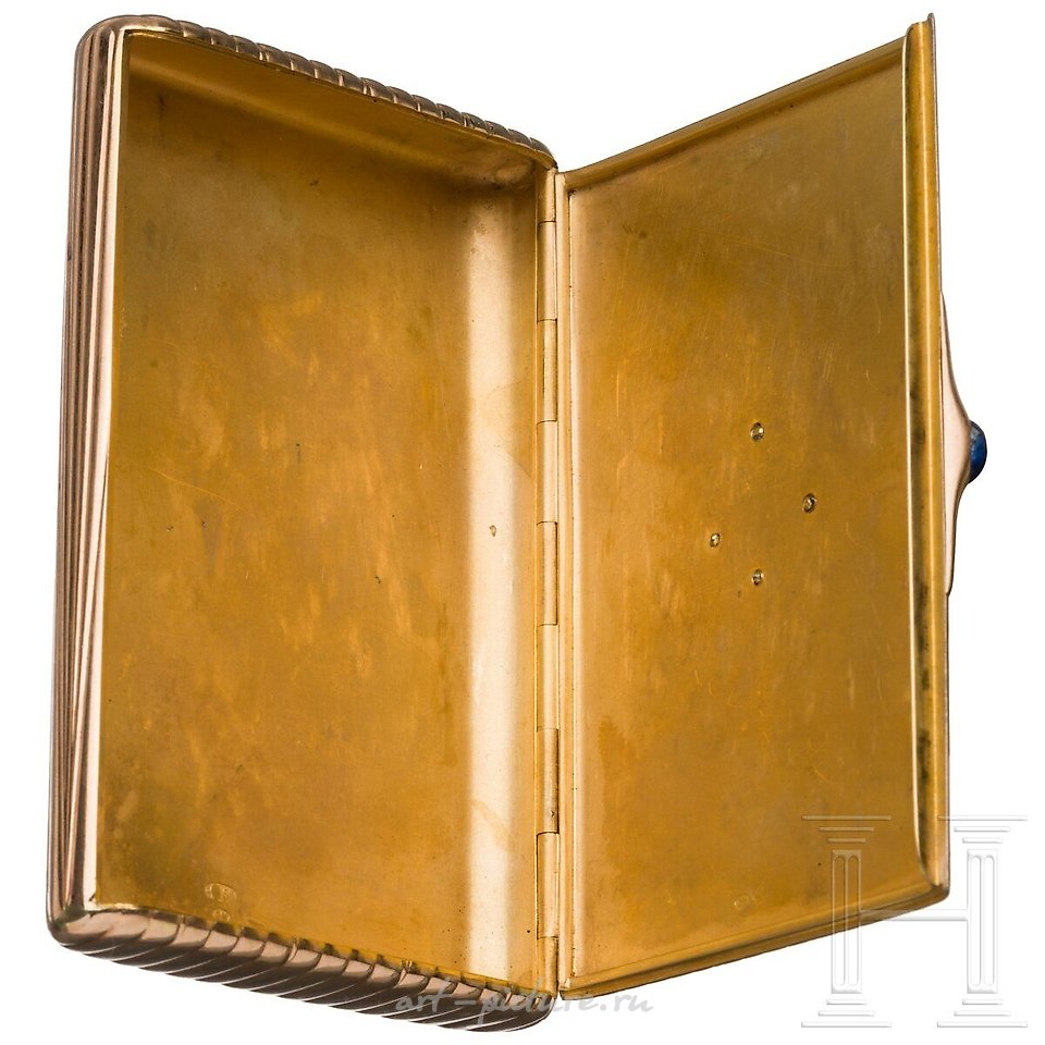 Русское серебро , Золотой сигаретный кейс, Санкт-Петербург