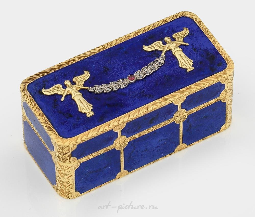 Russian silver , Jewelry box