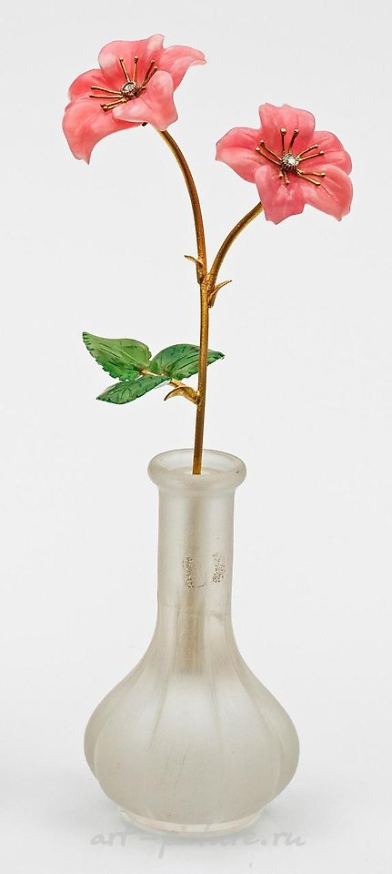 Russian silver , Small decorative flower vase