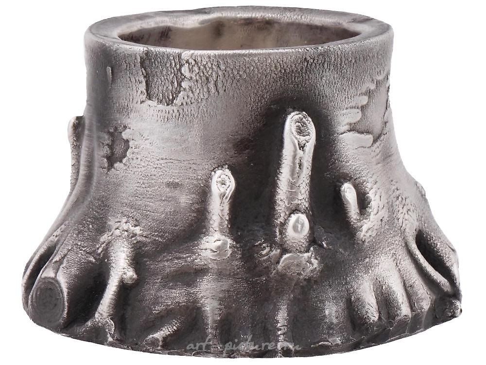 Russian silver , RUSSIAN 84 SILVER STUMP SALT CELLAR