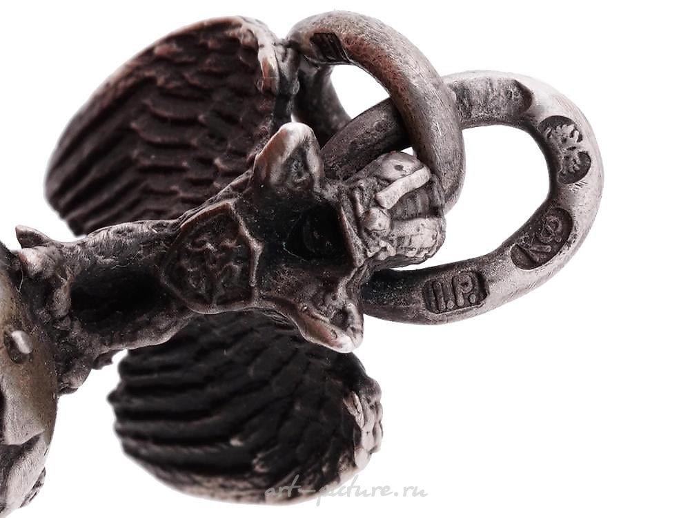 Russian silver , IMPERIAL RUSSIAN SILVER LAPIS LAZULI EGG PENDANT