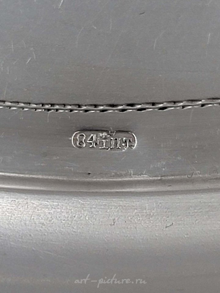 俄罗斯银 , 19世纪俄罗斯银茶具，84个样品