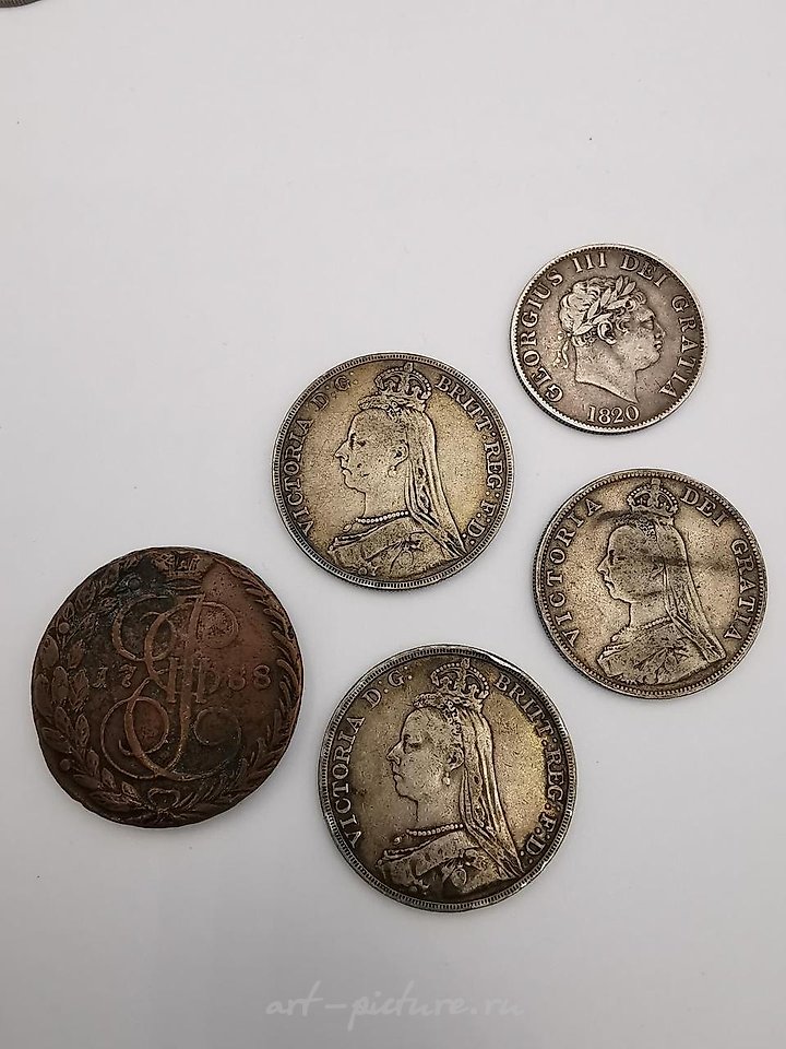 Русское серебро , Коллекция британских и мировых монет