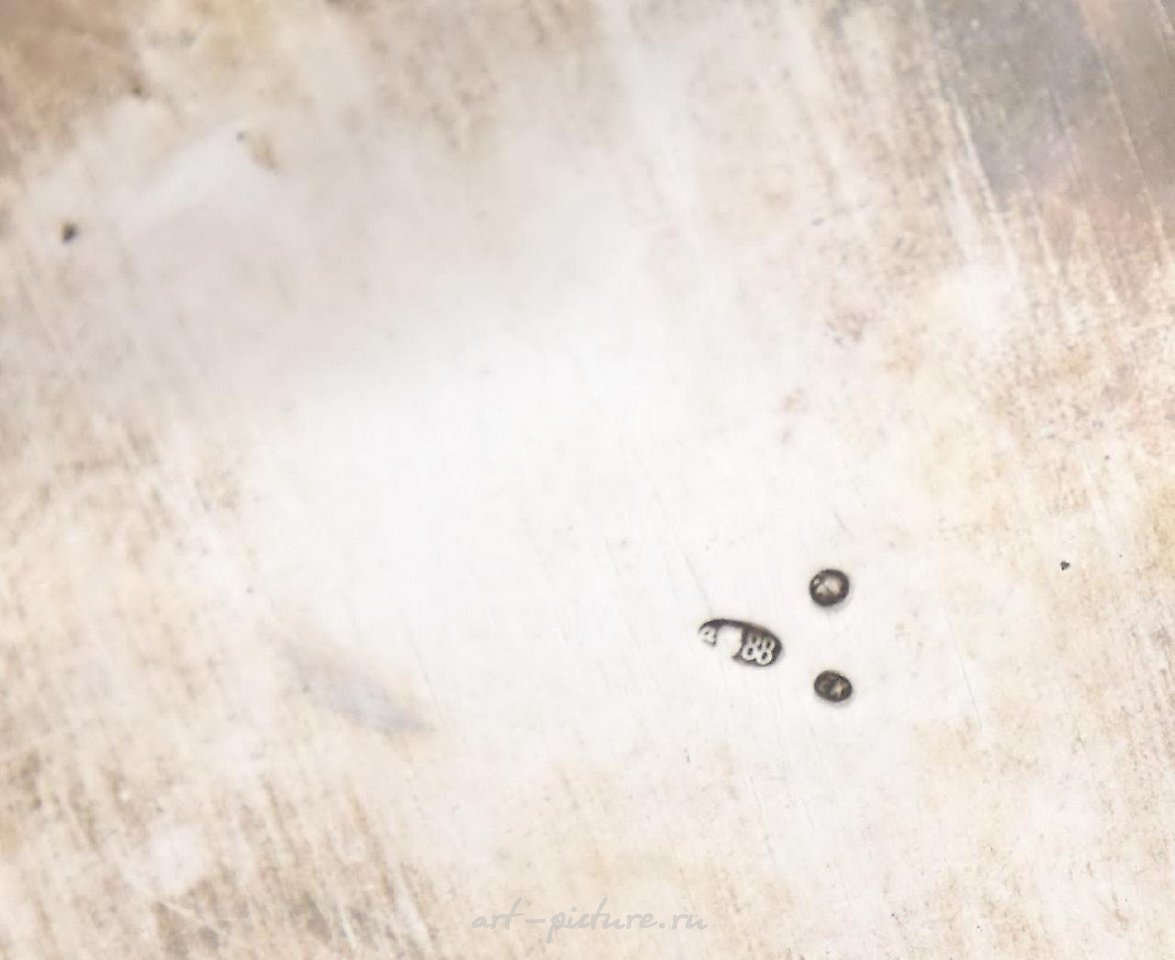 Russian silver , Russian silver box with a portrait of a woman, Classical style...