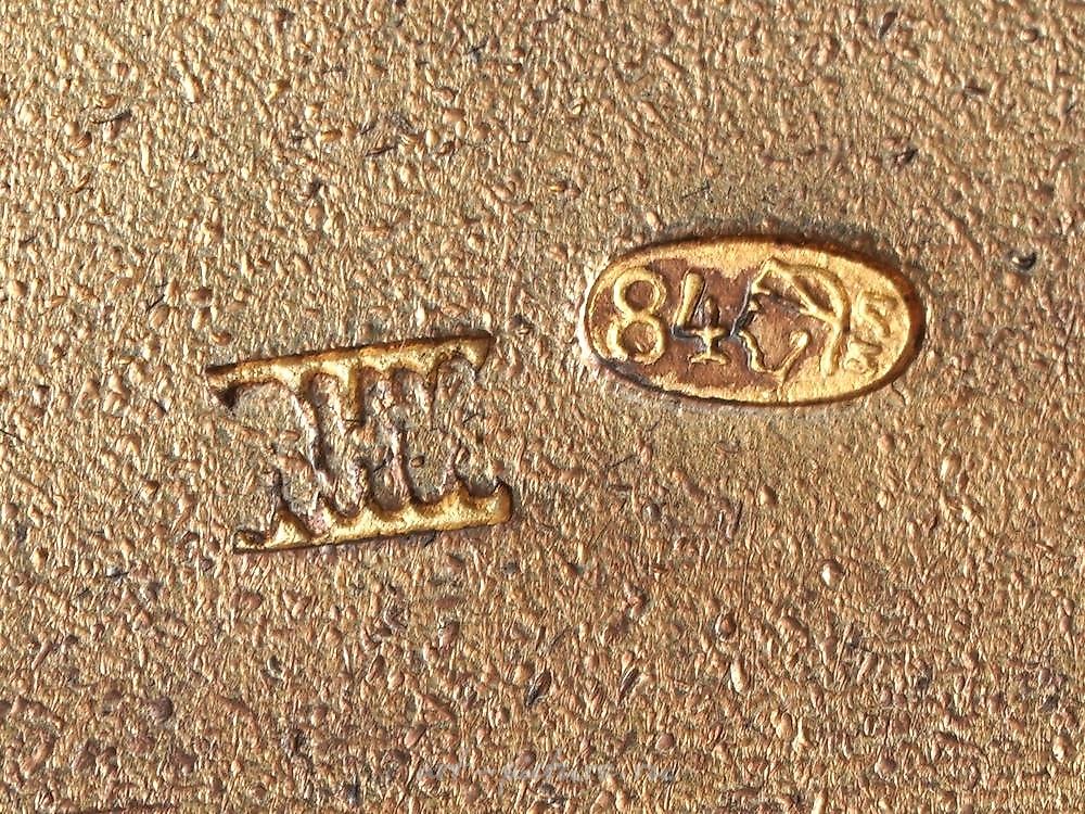 俄罗斯银 , 皇家俄罗斯银质珐琅烟盒