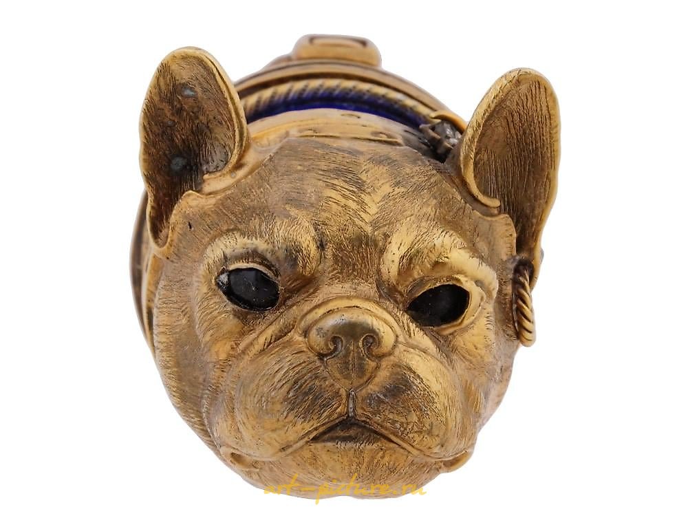 俄罗斯银 , 俄罗斯镀金银器，红宝石和钻石 - 药丸盒