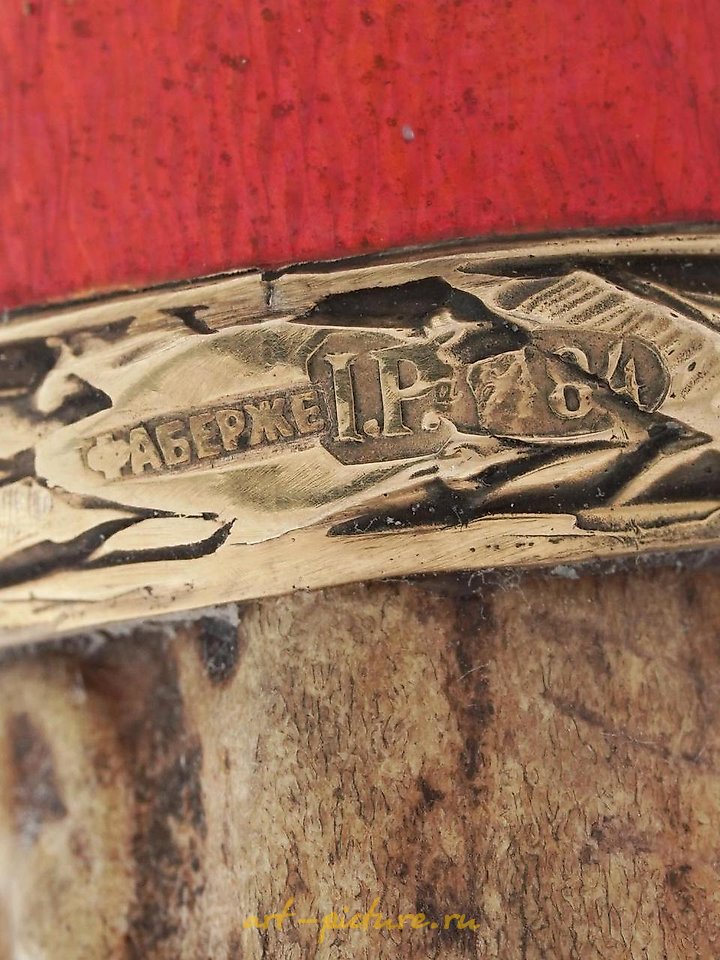 Русское серебро , Русский серебряный золоченый с эмалью и бриллиантами секач для сигар