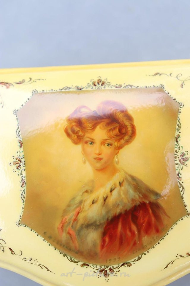 Русское серебро , Портрет Идалии Полетики (1807-1889), нарисованный в России