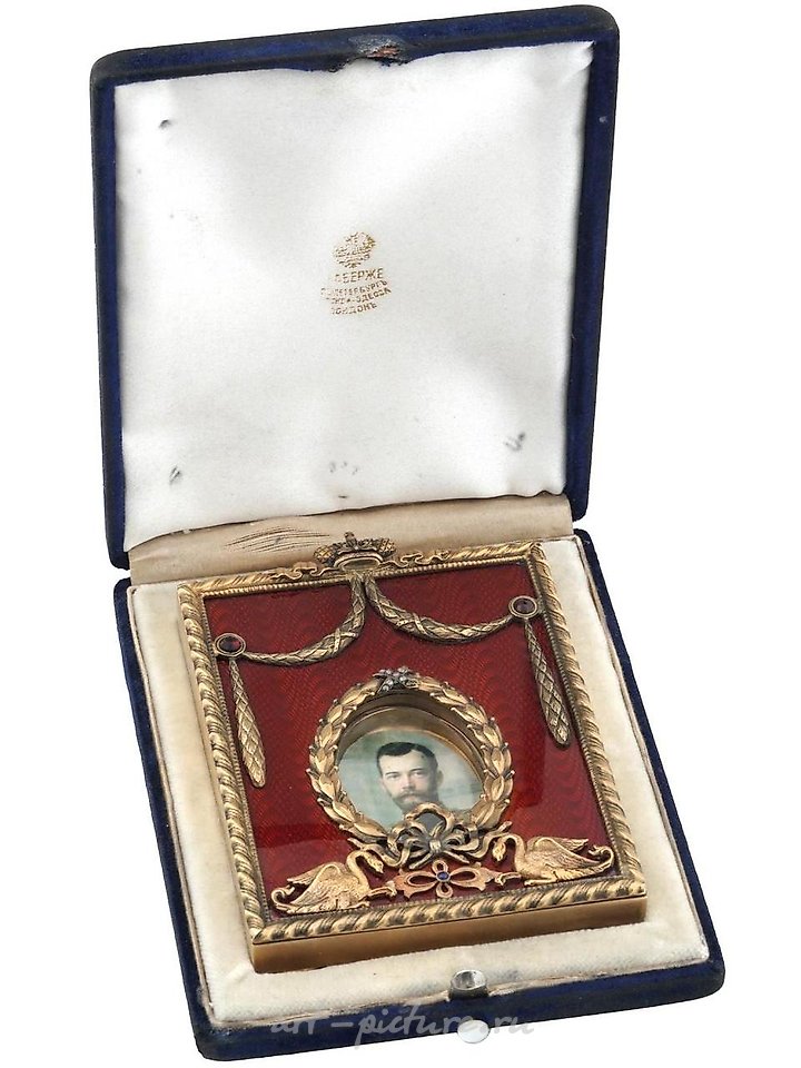 Russian silver , RUSSIAN SILVER ENAMEL DIAMONDS NICHOLAS II FRAME