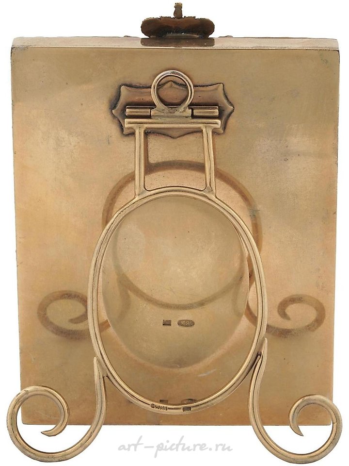 Russian silver , RUSSIAN SILVER ENAMEL DIAMONDS NICHOLAS II FRAME