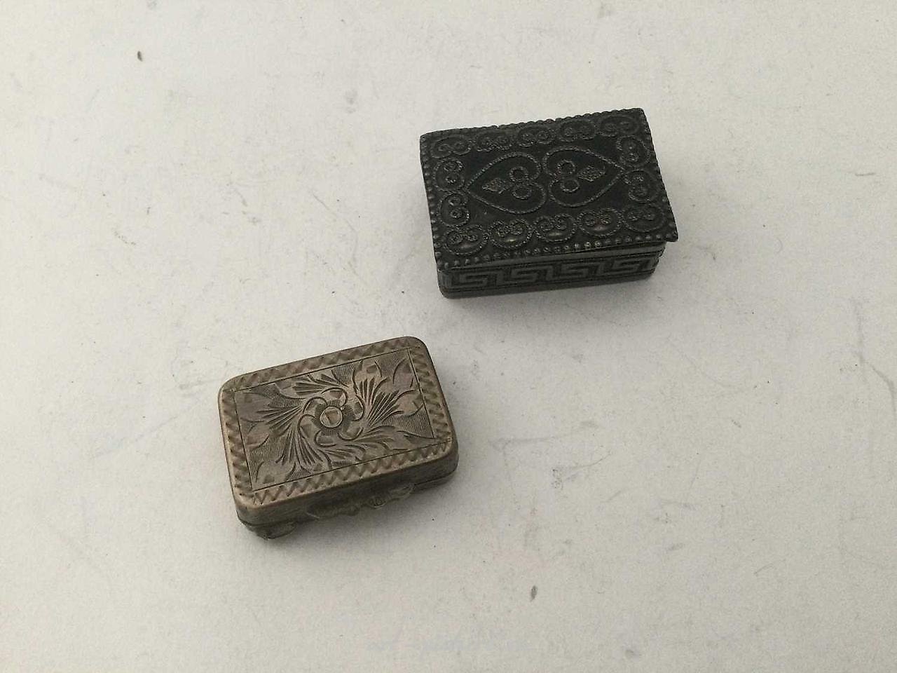 俄罗斯银 , 各种银制和镀金金属盒子的收藏品