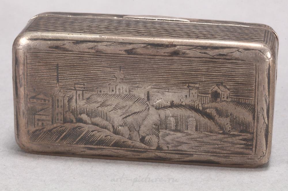 俄罗斯银 , 19世纪的俄罗斯银鼻烟盒