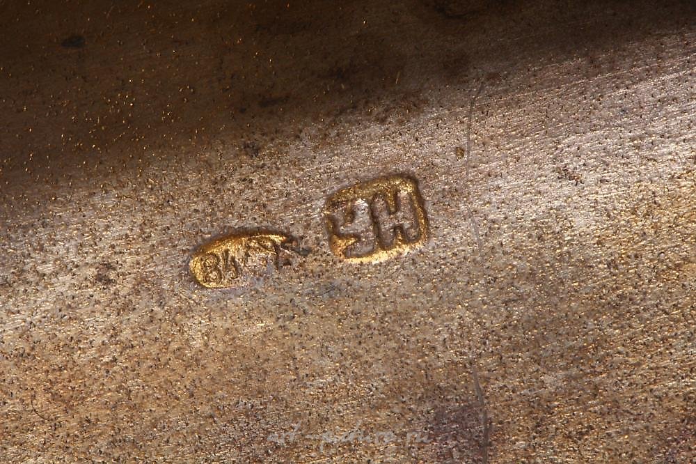 Русское серебро , Русская серебряная и ниелловая табакерка 19 века