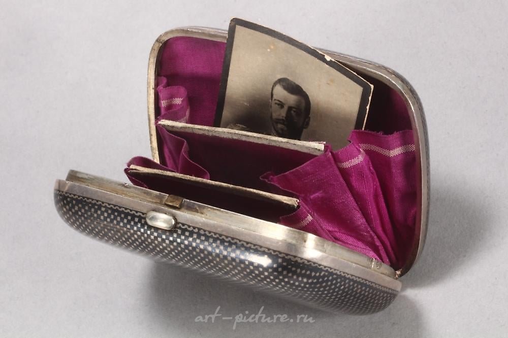 Russian silver , 19th Century Russian Silver Coin Purse