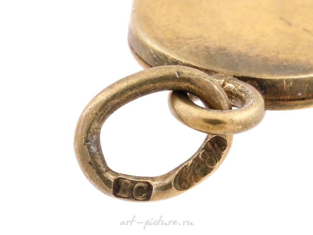 Russian silver , RUSSIAN SILVER GILT COBALT ENAMEL MILITARY PENDANT