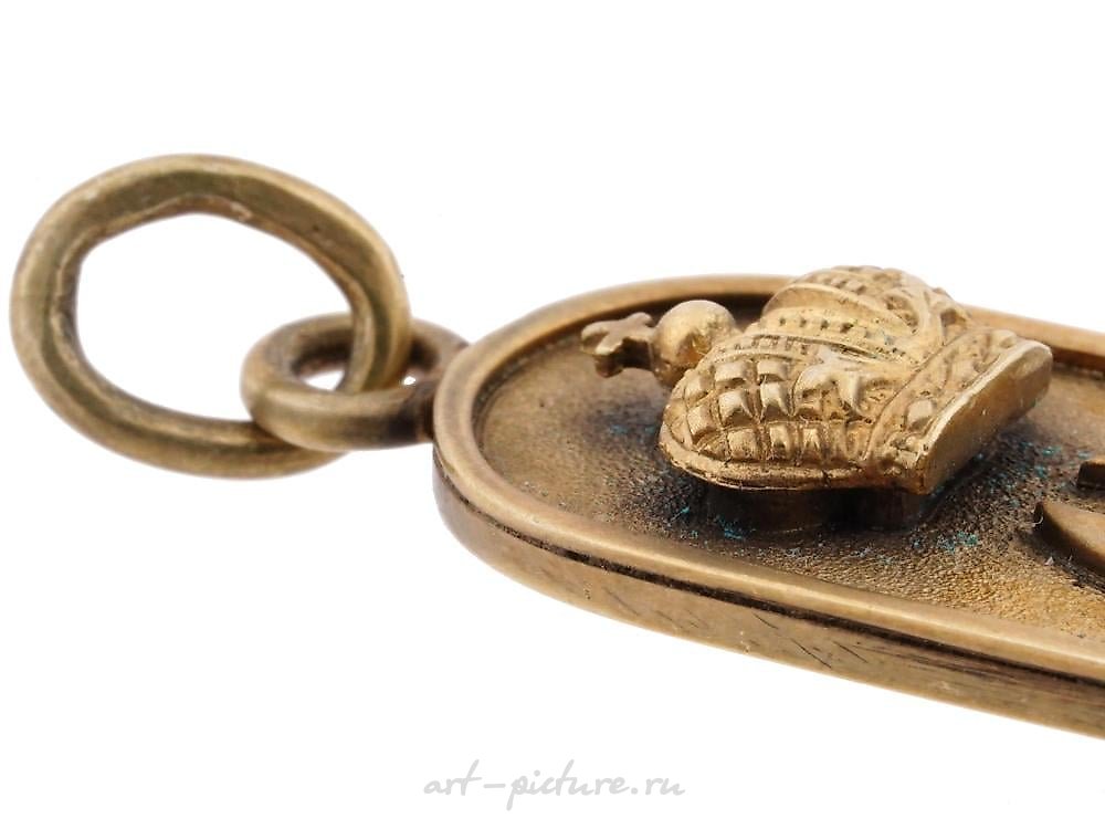 Russian silver , RUSSIAN SILVER GILT COBALT ENAMEL MILITARY PENDANT