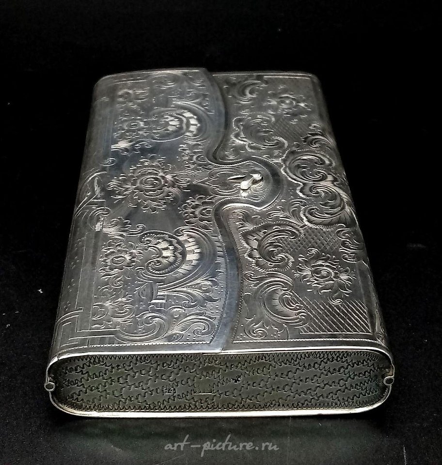 Русское серебро , Русский сигаретный кейс из серебра, Андрей Ковальский