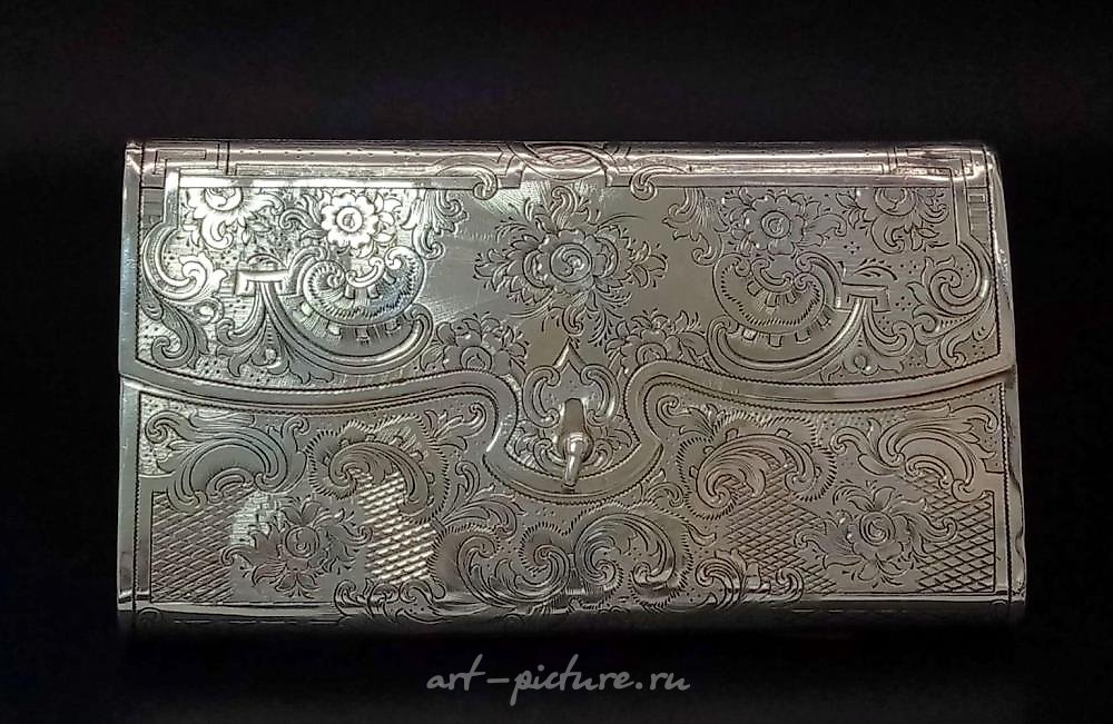 Русское серебро , Русский сигаретный кейс из серебра, Андрей Ковальский