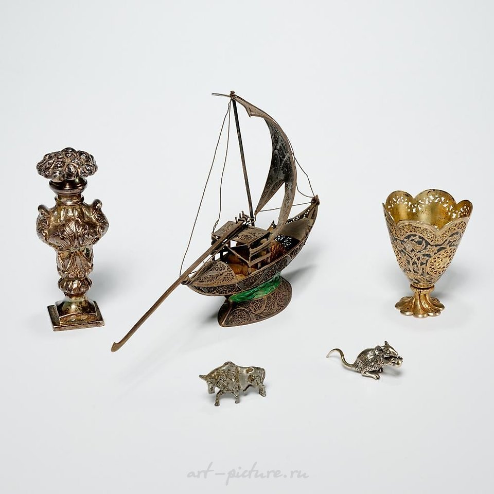 俄罗斯银 , 切割的半宝石