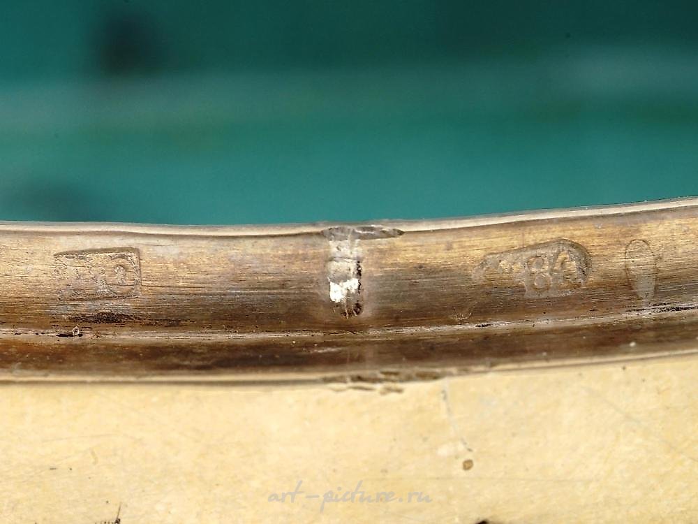 Russian silver , RUSSIAN 88 GILT SILVER WOMAN PORTRAIT ENAMEL BOX