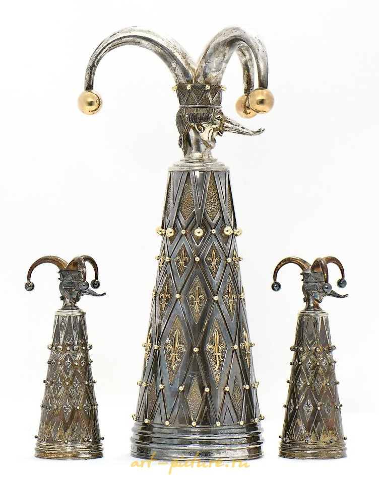 Russian silver , Mihail Chemiakin (Russian, b. 1943)