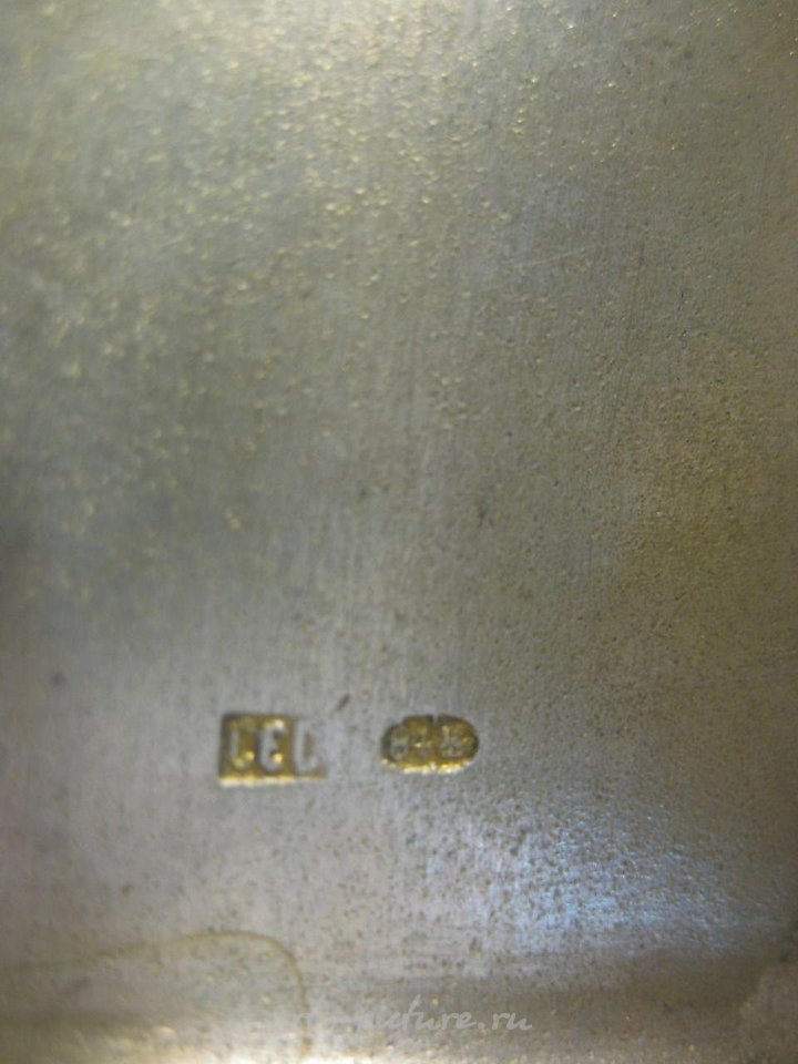 Russian silver , Levin Russian Imperial 84 silver cigarette case, 19th c