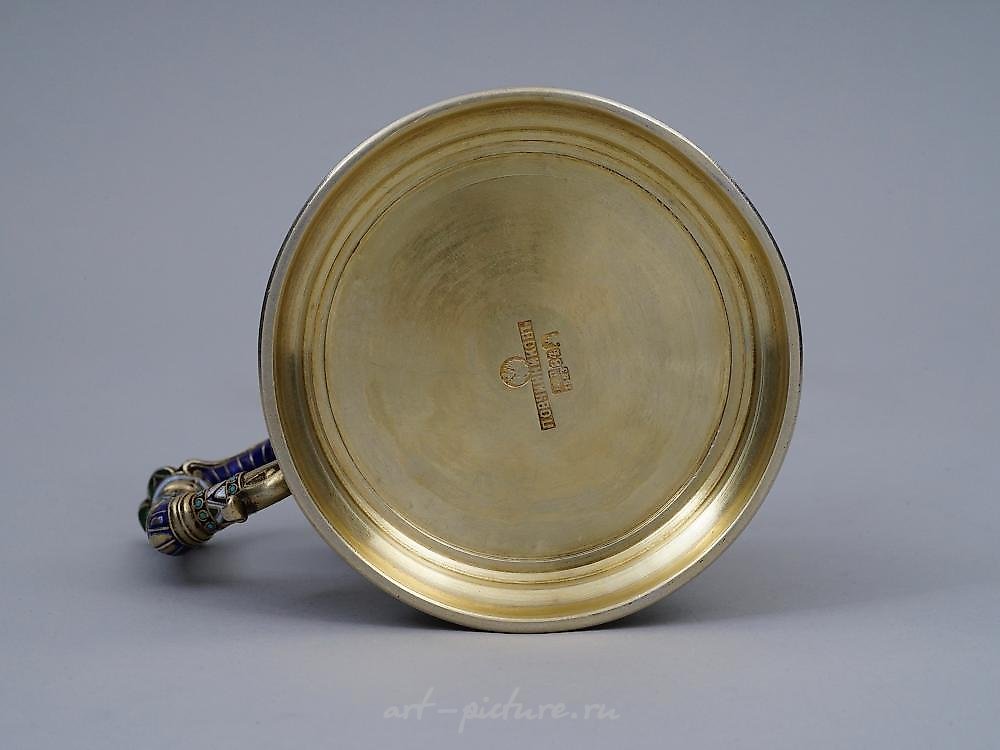 Русское серебро , Русский серебряный подстаканник. Павел Овчинников, 1900-е годы.