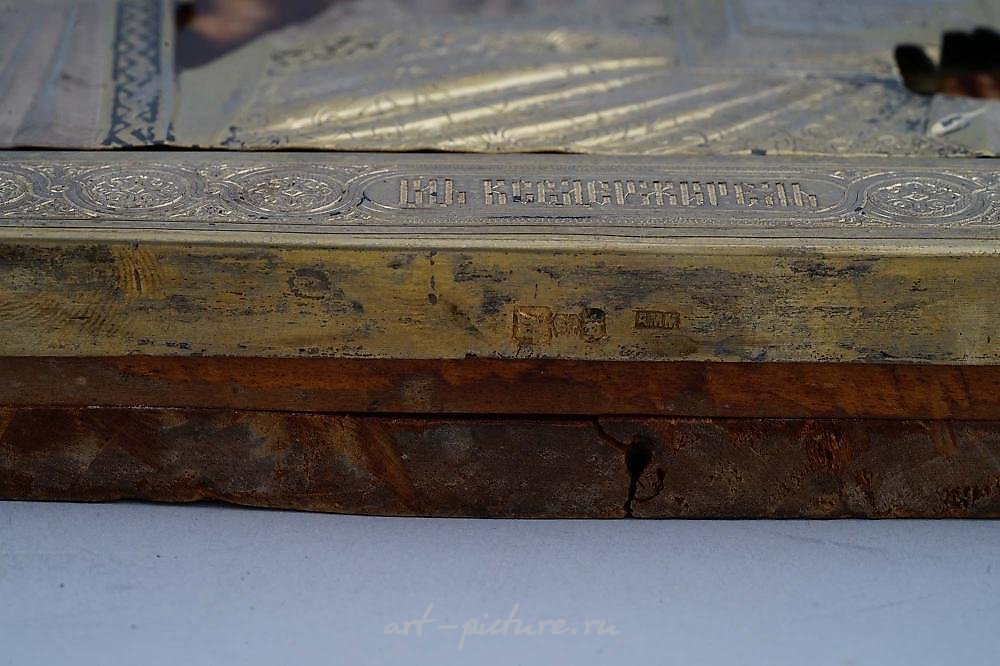 Русское серебро , Русская православная икона Христа Вседержителя, 1860 год