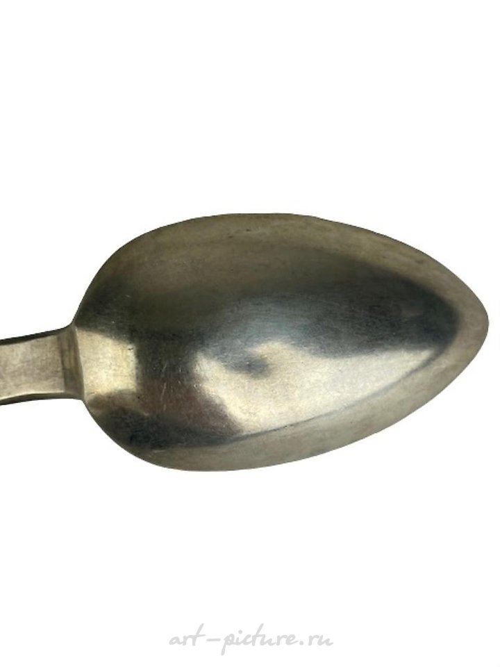 Русское серебро , Антикварная серебряная ложка русского производства 84 пробы.