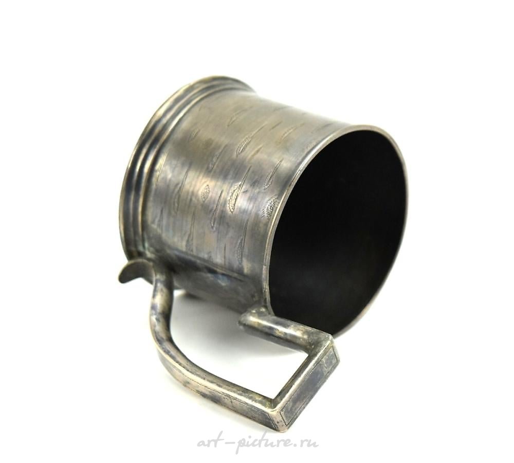 Russian silver , 19th century Russian Imperial Sterling Silver Tea Glass Holder