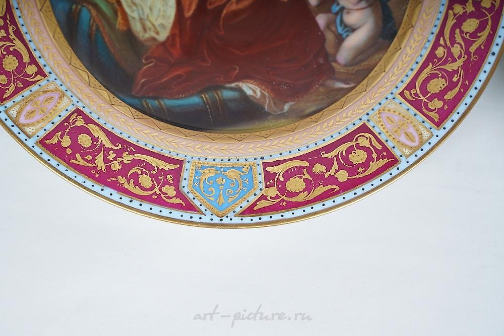 Royal Vienna , Фарфоровые рельефные плакеты с мифологическими сценами из наследия Ли Филиппа Белла