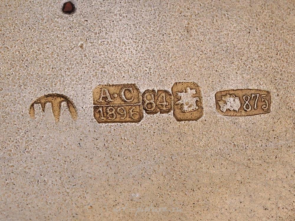 俄罗斯银 , 银镀金和尼尔斯烟盒