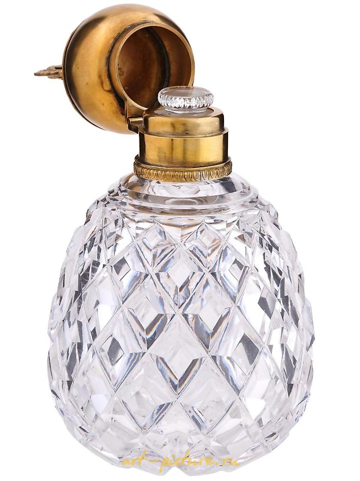 俄罗斯银 , 俄罗斯镀金银釉，红宝石，钻石 - 瓶子