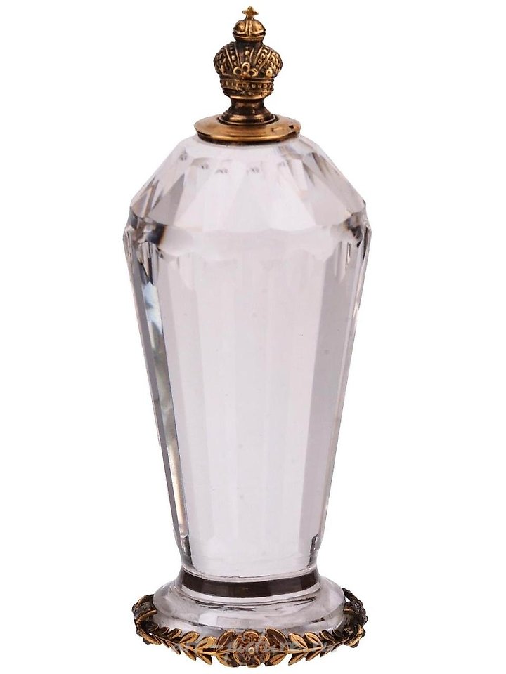 俄罗斯银 , 俄罗斯银质印章，由雕刻的水晶制成，头部上刻有"MФ"字母组合。