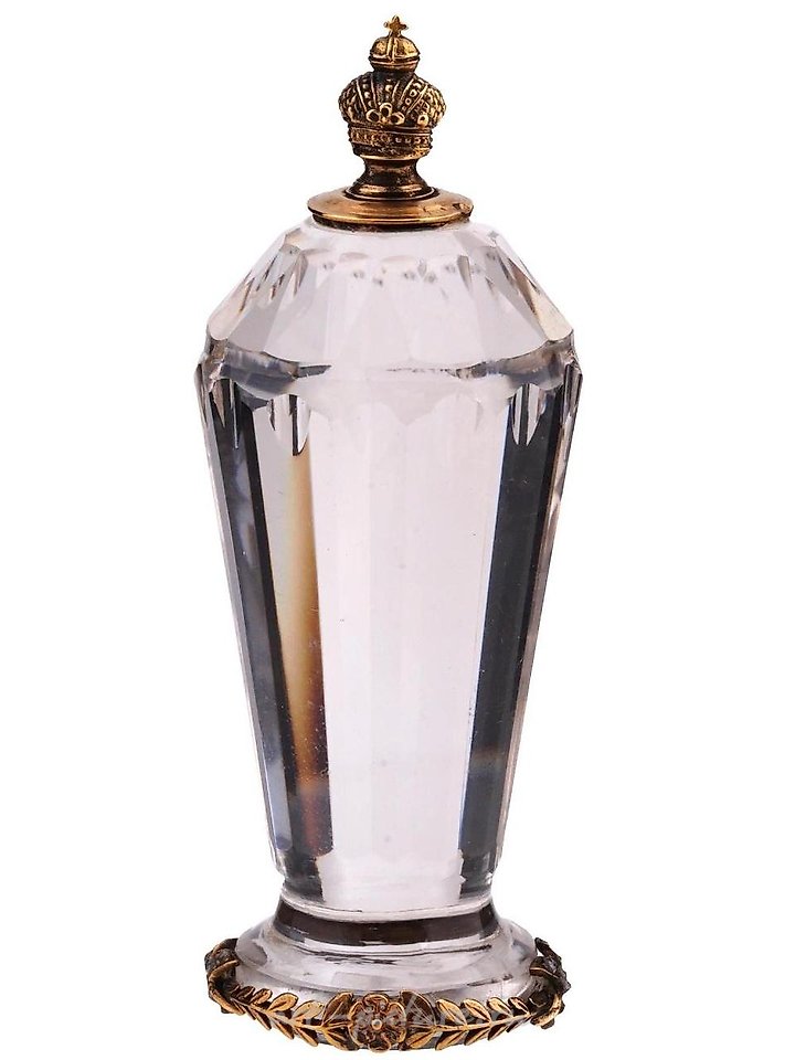 俄罗斯银 , 俄罗斯银质印章，由雕刻的水晶制成，头部上刻有"MФ"字母组合。