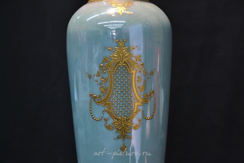 Royal Vienna Porcelain , 19th C. Royal Vienna "Ruth" Porcelain Vase