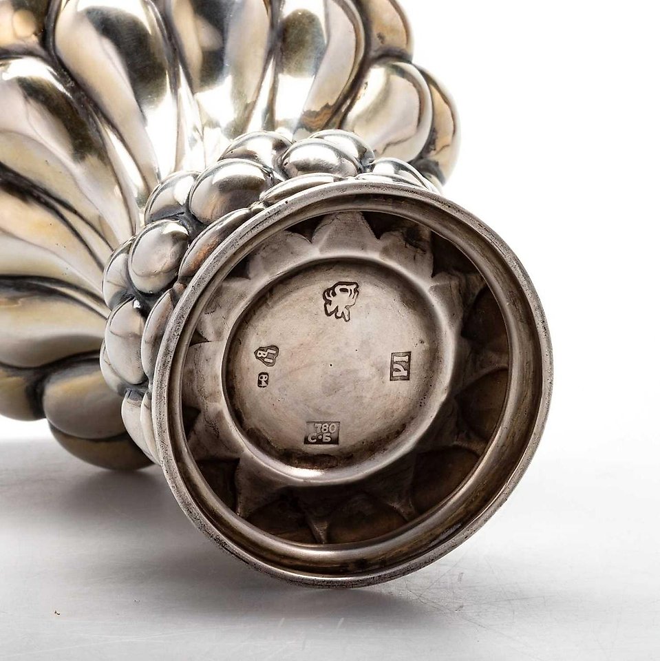 俄罗斯银 , 一对大陆银杯