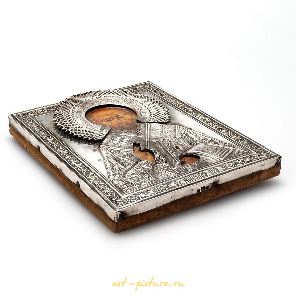 俄罗斯银 , 19世纪晚期的银色圣像
