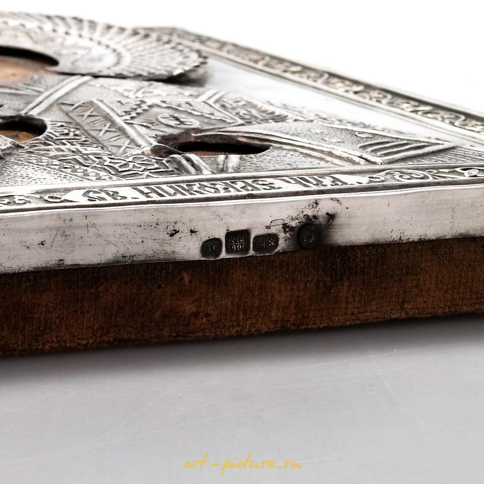 俄罗斯银 , 19世纪晚期的银色圣像