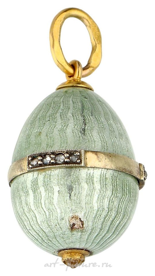 Русское серебро , Анановский алмаз, эмаль, серебро 925 пробы и золото 14 карат...