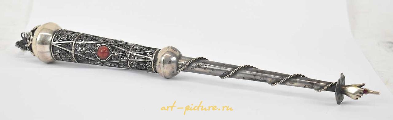 俄罗斯银 , 19世纪末的俄波兰银饰品，84纯度...