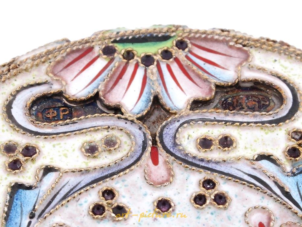 Русское серебро , Русская серебряная щетка для бильярдного стола