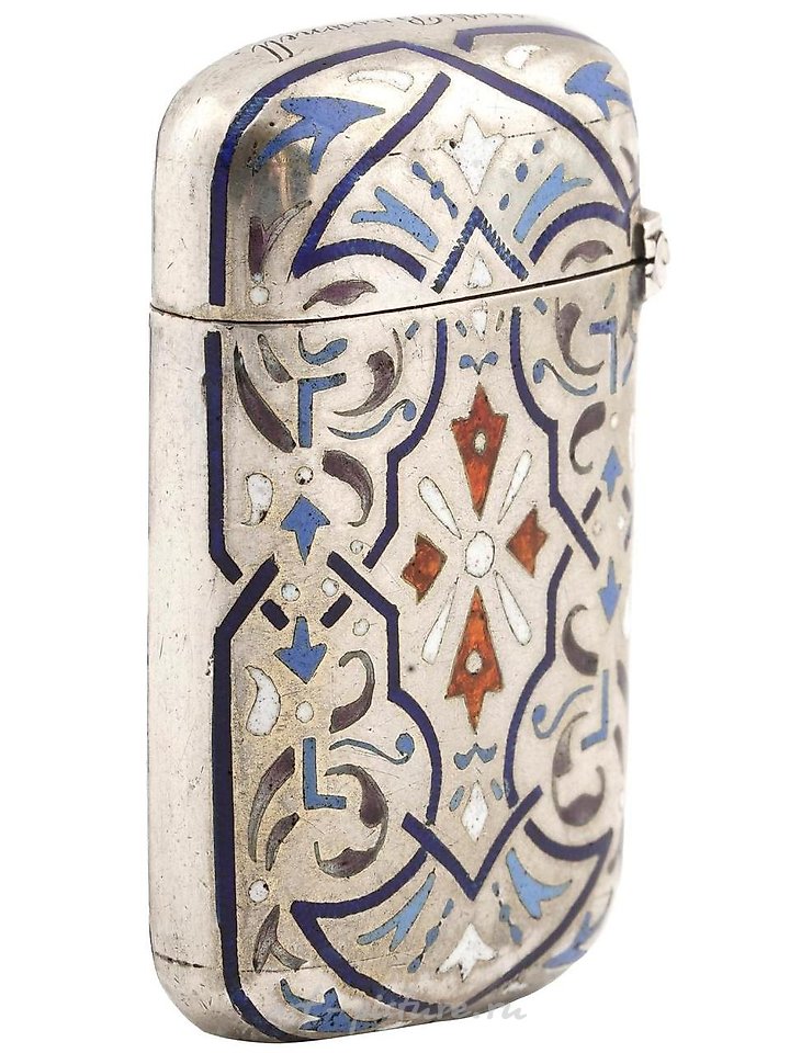 俄罗斯银 , 皇家俄罗斯银质珐琅打火机座