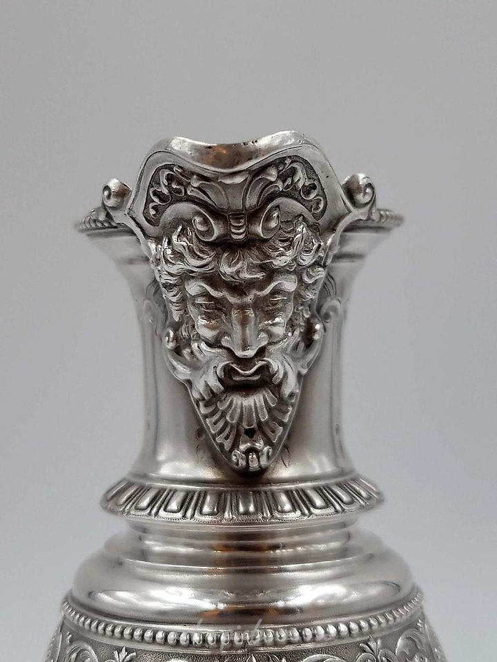 Русское серебро , Русский серебряный чайный сервиз 19 века, 84 пробы, 3 300 г...