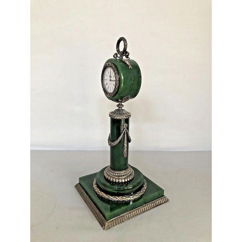 Russian silver , IMPERIAL RUSSIAN JEWELRY BOX LAPIS LAZULI WITH GILT SILVER &...