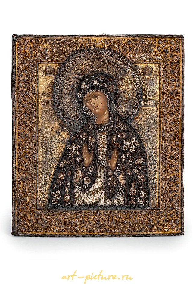 俄罗斯银 , 七剑圣母像