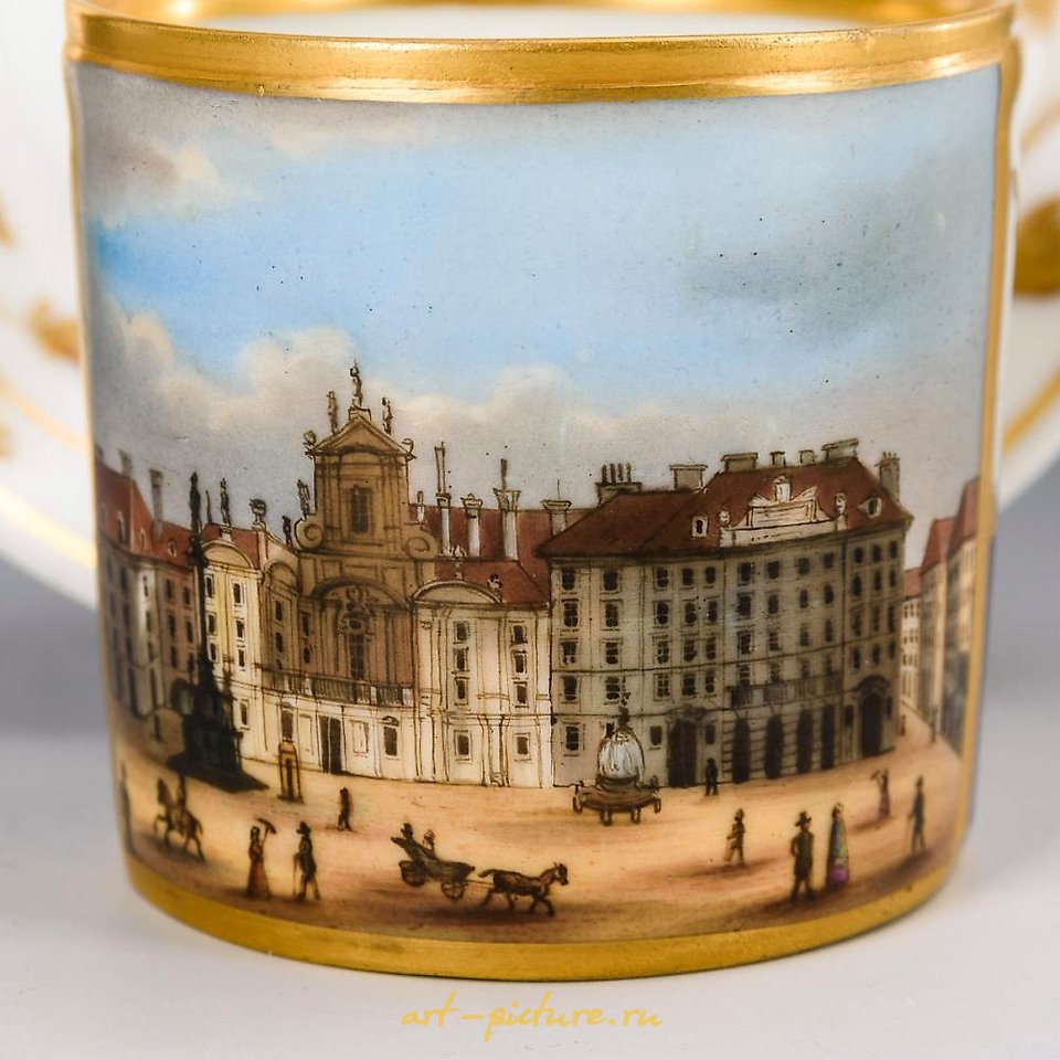 Royal Vienna Porcelain , ANSICHTENTASSE WIEN. WIEN.