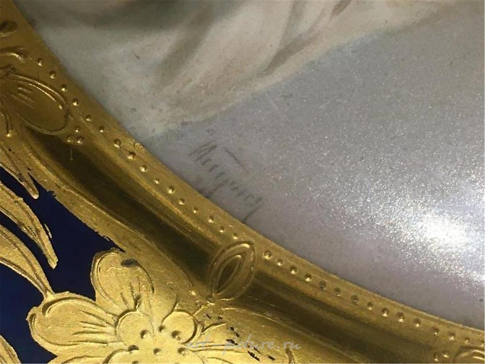 Royal Vienna Porcelain , ROYAL VIENNA PORCELAIN PLATE IN FRAME