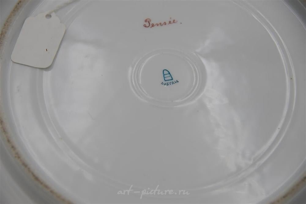 Royal Vienna Porcelain , Royal Vienna Portrait Plate, hand painted with high relief b...