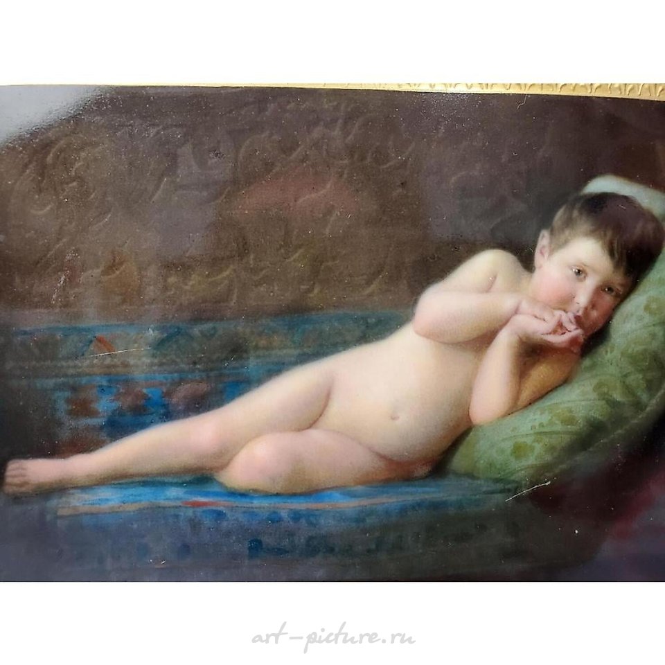 Royal Vienna Porcelain , Antique Royal Vienna Style Porcelain Plaque